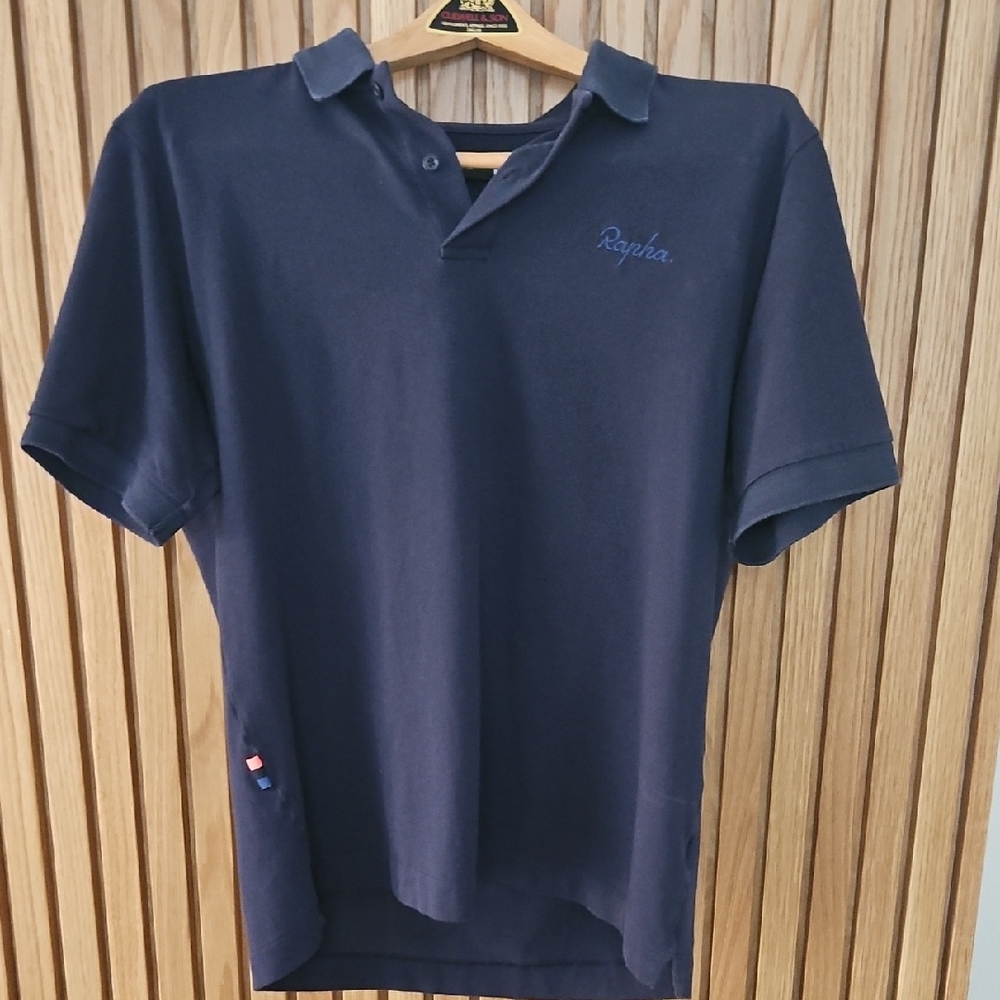 Rapha Blue Polo Shirt Classic Design